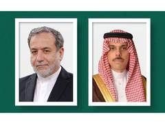 
      
      Saudi, Iran FMs hold talks on regional developments
      
      