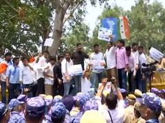 
      
      ..NSUI stages protests after NEET exam cancelled
      
      
