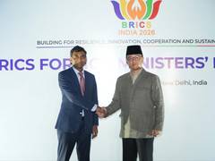
      
      Sugiono arrives in India for BRICS Foreign Ministers' Meeting
      
      