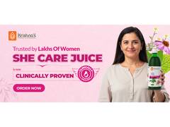 
      
      Krishna’s Ayurveda, She Care Juice Clinically Proven
      
      