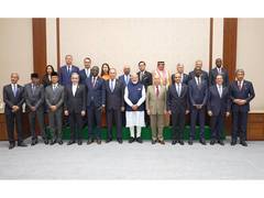 
      
      PM Modi meets BRICS foreign ministers
      
      