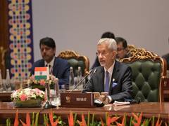 
      
      EAM Jaishankar slams unilateral sanctions at BRICS meet  
      
      