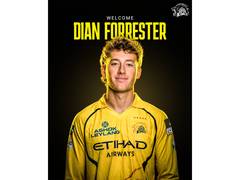 
      
      IPL 2026: Dian Forrester replaces Jamie Overton in CSK squad
      
      