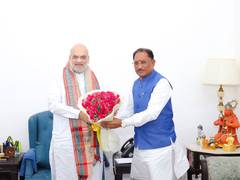 
      
      Chhattisgarh CM holds high-level meeting with Amit Shah
      
      