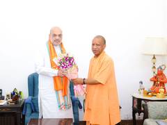 
      
      UP CM Yogi Adityanath meets Union Minister Amit Shah in Delhi
      
      