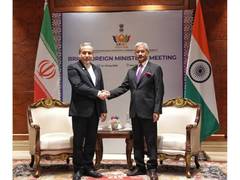 
      
      Jaishankar, Araghchi hold bilateral meet on sidelines of BRICS
      
      