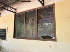 
      
      Police aid post window damaged in stone-pelting incident in Kannu
      
      