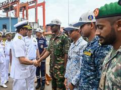 
      
      IOS Sagar makes port call at Colombo
      
      