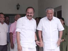 
      
      Chai, Charcha, Continuity: CM-designate Satheesan meets Pinarayi
      
      
