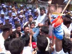 
      
      NSUI holds protest at NTA over probe in NEET UG 2026 paper leak
      
      