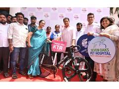 
      
      KTR fulfils promise to young cyclist Ramya under 'Gift a Smile'
      
      