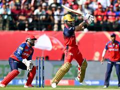 
      
      Venkatesh’s unbeaten 73, Kohli fifty lift RCB to 222/4 vs PBKS
      
      