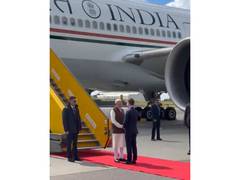 
      
      Gripen jets escort PM Modi as he lands in Sweden
      
      