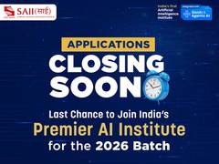 
      
      Last Chance to Join India’s Premier AI Institute for 2026 Batch
      
      