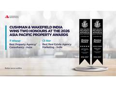 
      
      Cushman & Wakefield India Wins Two Honours 
      
      