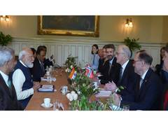 
      
      PM Modi holds delegation-level talks with Norwegian PM
      
      
