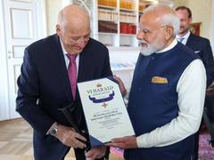 
      
      PM Modi receives Norway’s highest civilian honour
      
      