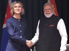 
      
      PM Modi holds bilateral meeting with Iceland's PM Frostadóttir
      
      