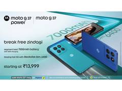 
      
      Motorola Launches moto g37, moto g37 Power With Powerful Battery 
      
      