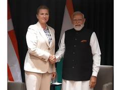 
      
      PM Modi holds bilateral meeting with Danish counterpart
      
      