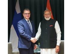 
      
      PM Modi, Finnish PM discuss trade, digital ties
      
      