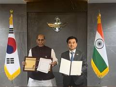 
      
      India-South Korea seal strategic defence MoU on cybersecurity
      
      