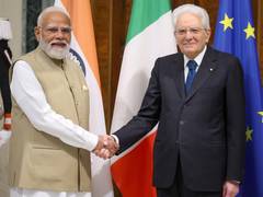 
      
      PM Modi meets Italian President, discusses ways to boost ties
      
      
