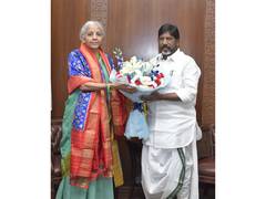 
      
      Bhatti Vikramarka Mallu meets Nirmala Sitharaman
      
      