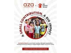 
      
      Aza Announces Association with Bal Raksha Bharat
      
      