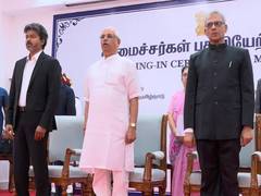 
      
      Tamil Nadu: Rajesh Kumar & P Vishwanathan take oath as ministers
      
      