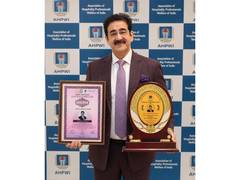 
      
      Dr. Sandeep Marwah Honoured by AHPWI 
      
      