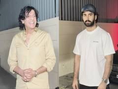 
      
      Lakshya poses for media at 'Chand Mera Dil' screening
      
      