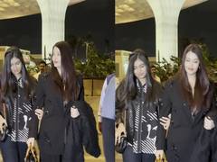 
      
      Aishwarya Rai Bachchan spotted at Mumbai airport with Aaradhya
      
      