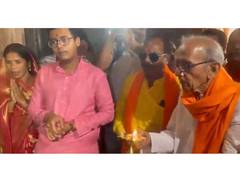 
      
      Devotees perform prayers at Bhojshala temple on Friday
      
      