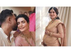 
      
      Karishma Tanna glows in South Indian-style 'Godh Bharai' ceremony
      
      