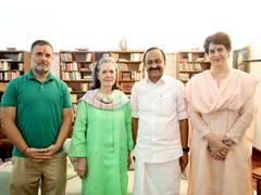 
      
      Keralam CM VD Satheesan meets with Congress top brass in Delhi
      
      