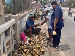 
      
      Telangana: Demand for ice apples surges in Hyderabad as summer
      
      