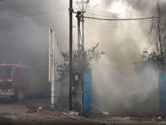 
      
      Massive fire breaks out at scrap shop in Chattamuda
      
      