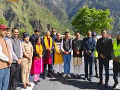 
      
      Uttarakhand: CEC Gyanesh Kumar arrives at Kharsali helipad
      
      