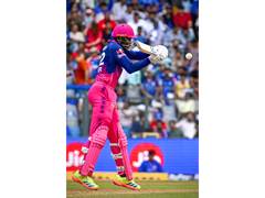 
      
      Rajasthan Royals post a challenging 205 against Mumbai Indians
      
      
