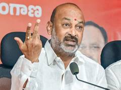 
      
      Bandi Sanjay files Rs 1 crore defamation suit in Hyderabad court
      
      