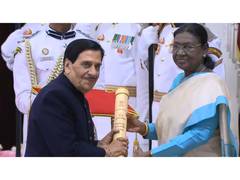 
      
      Veteran actor Arvind Vaidya felicitated with Padma Shri award
      
      