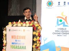 
      
      Mandaviya vows to establish yogasana as Olympic sport 
      
      