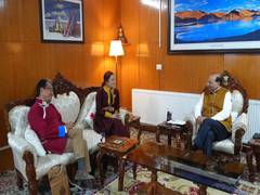 
      
      Ladakh LG cautions Wangchuk from 