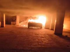 
      
      Fire breaks out in residential building after ev catches fire
      
      
