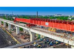 
      
      Bridge completed for Mumbai-Ahmedabad bullet train project
      
      