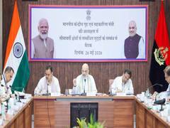
      
      Amit Shah chairs security review meeting in Bikaner
      
      