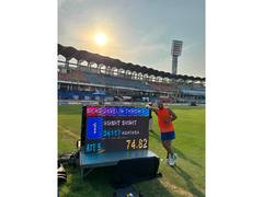 
      
      Sumit Antil breaks own para-javelin world record at Indian Open
      
      