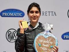 
      
      ISSF World Cup Munich: Esha breaks 25 m pistol world record
      
      