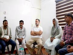 
      
      Rahul Gandhi meets family of NEET aspirant who died by suicide
      
      